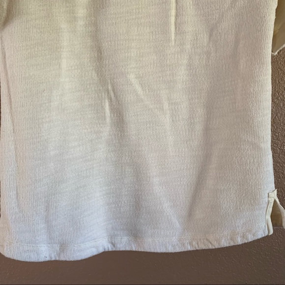 Woolrich Cream Textured Top Size Large - Picture 10 of 10